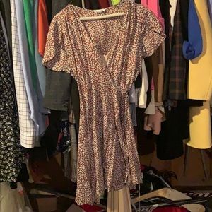 Rolla’s strawberry print wrap dress